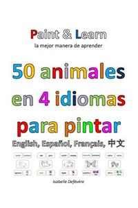 50 animales en 4 idiomas