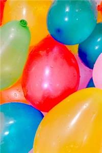 Fun and Colorful Water Balloons Journal