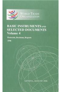 World Trade Organization Basic Instruments and Selected Documents
