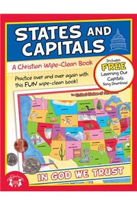 States and Capitals Christian Wipe-Clean Workbook