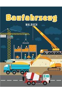 Baufahrzeug Malbuch