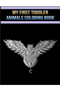 My First Toddler Animals Coloring Book