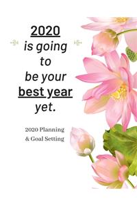 New Year. New Me. Same Dreams. Fresh Starts.: 2020 Planner Weekly, Monthly And Daily - Jan 1, 2020 to Dec 31, 2020 Planner & calendar - New Year's resolution & Goal Setting For Each Week Of The 