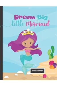 Dream Big Little Mermaid 2020 Planner