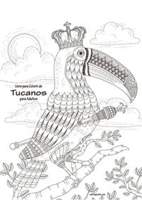 Livro para Colorir de Tucanos para Adultos