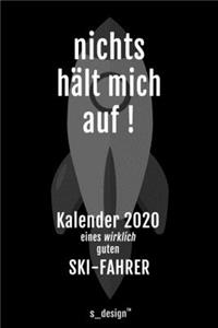 Kalender 2020 für Ski-Fahrer