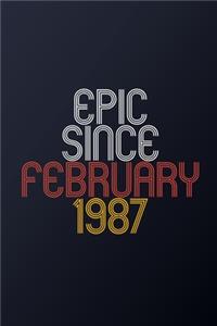 Epic Since February 1987