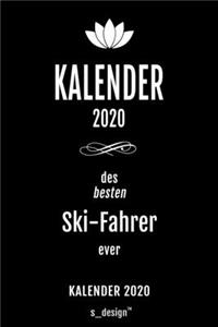 Kalender 2020 für Ski-Fahrer