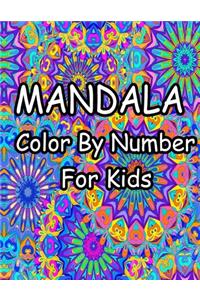 Mandala Color by Number for Kids
