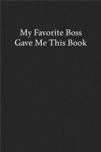 My Favorite Boss Gave Me This Book