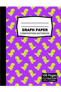 Graph Paper Composition Notebook