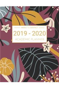 2019-2020 Academic Planner Weekly And Monthly