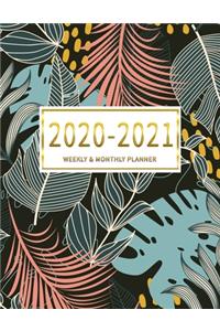 2020-2021 Weekly & Monthly Planner
