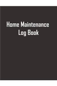 Home Maintenance Log Book