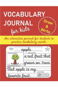 Vocabulary Journal For Kids