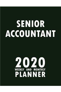 Senior Accountant 2020 Weekly and Monthly Planner