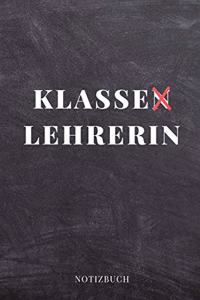 Klassen Lehrerin Notizbuch