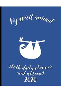 My Spirit Animal Daily Planner And Notepad 2020