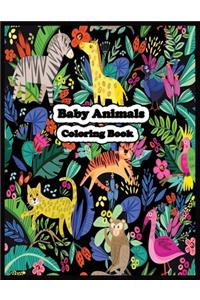 Baby Animals Coloring Book