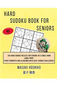 Hard Sudoku Book For Seniors # 5