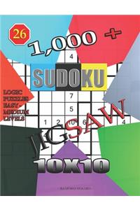 1,000 + sudoku jigsaw 10x10