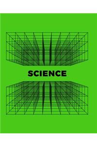 Science Green Grid Notebook