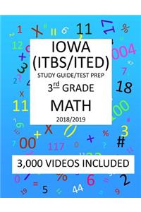 3rd Grade IOWA ITBS ITED, 2019 MATH, Test Prep