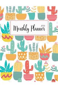 2019 Monthly Planner 8.5 x 11