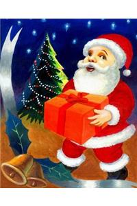 Santa Claus Christmas Design School Comp Book 130 Pages