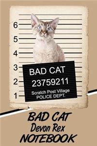 Bad Cat Devon Rex Notebook