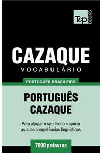 Vocabulário Português Brasileiro-Cazaque - 7000 palavras