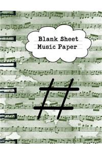 Blank Sheet Music Paper