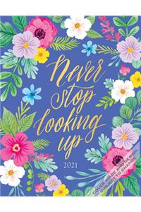 Bonnie Marcus 2021 Desk Planner Never Stop Foil