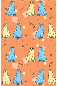 Journal Notebook For Cat Lovers Purr Meow