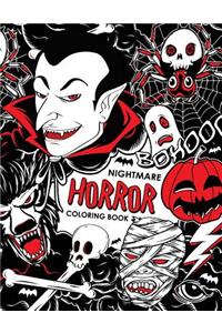 Nightmare Horror Coloring Book