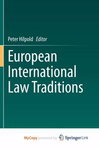 European International Law Traditions