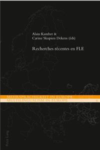 Recherches Recentes En Fle
