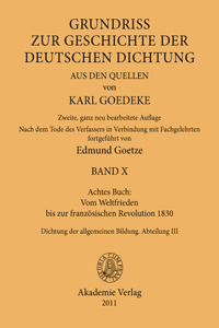 Achtes Buch: Vom Weltfrieden Bis Zur Französischen Revolution 1830