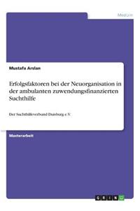 Erfolgsfaktoren bei der Neuorganisation in der ambulanten zuwendungsfinanzierten Suchthilfe