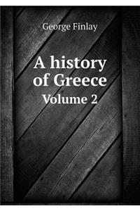 A History of Greece Volume 2