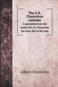 The G.K. Chesterton calendar