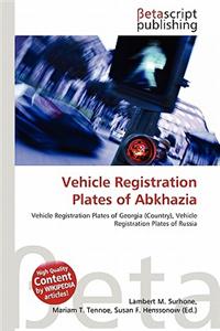 Vehicle Registration Plates of Abkhazia