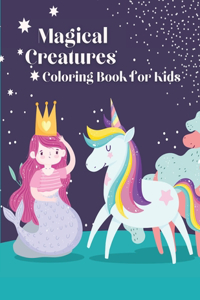 Magical Creatures Coloring Book for Kids