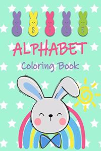Easter Alphabet Coloring Book