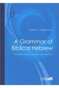 A Grammar of Biblical Hebrew