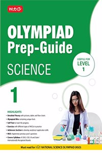 MTG Olympiad Prep-Guide Science Class 1 - Detailed Theory, Self Test with NSO Chapterwise Previous Year Question Paper For SOF 2023-24 Exam MTG Editorial Board