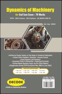 Dynamics of Machinery for SPPU 19 Course (BE - SEM VII - MECH - 402042) - END SEM (Decode)