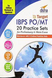 Target Ibps Bank Preliminary & Main Po/Mt Exam 20 Practice Sets Workbook - 16 in Book + 4 Online