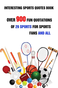 Interesting Sports Quotes Book