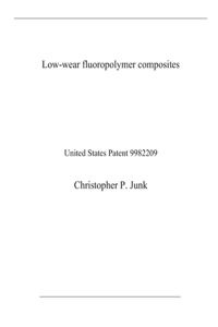 Low-wear fluoropolymer composites